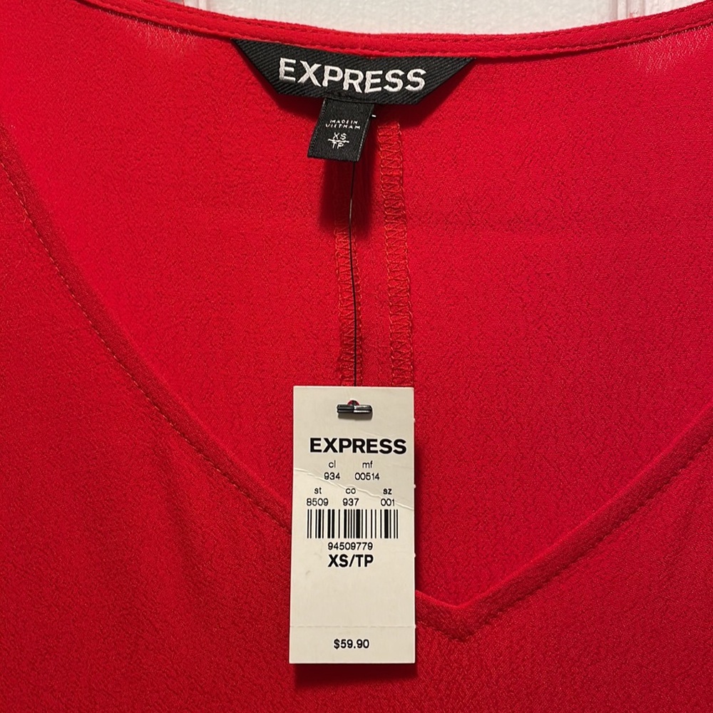 Express Red Dress - Picture 3 of 3